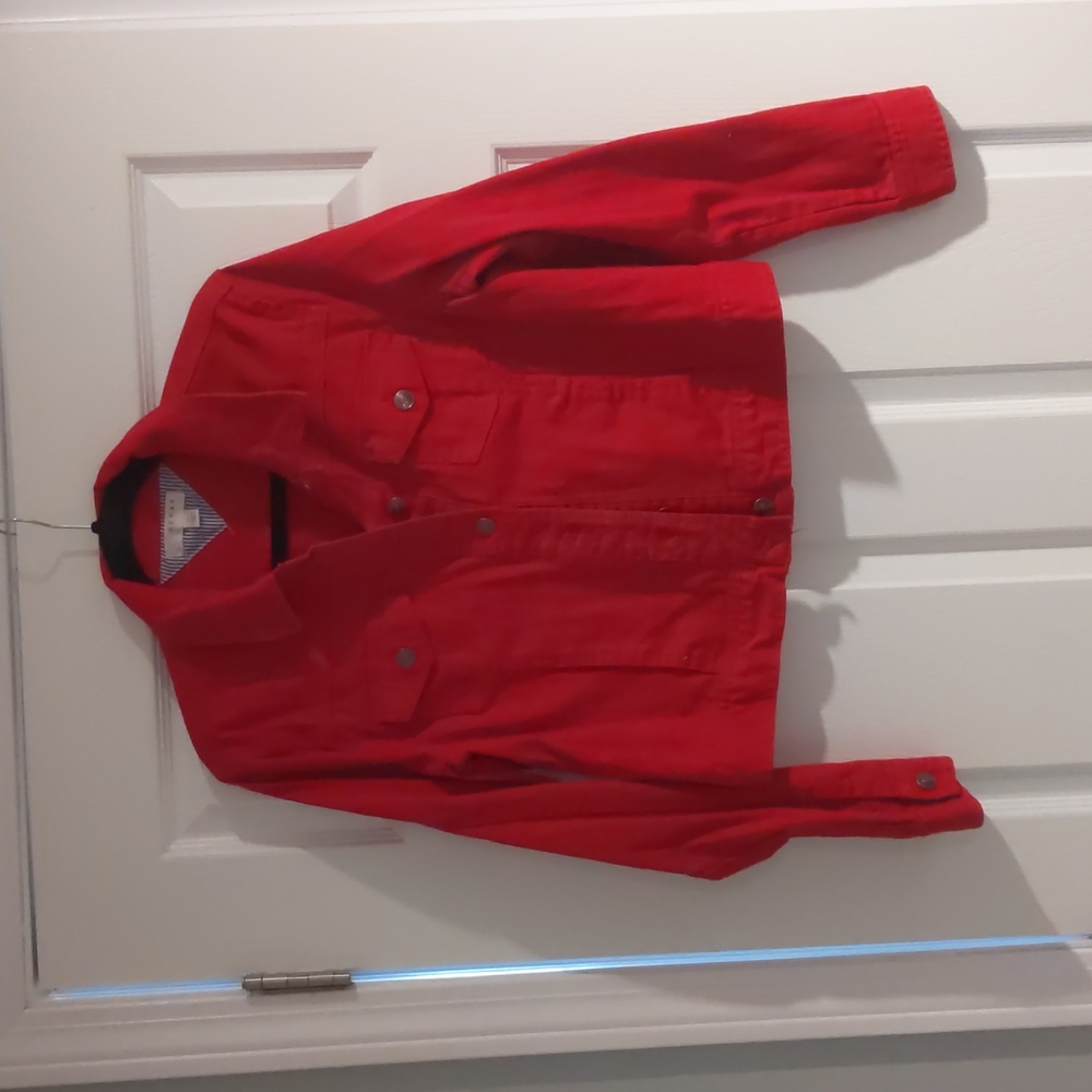 Red Denim Jacket